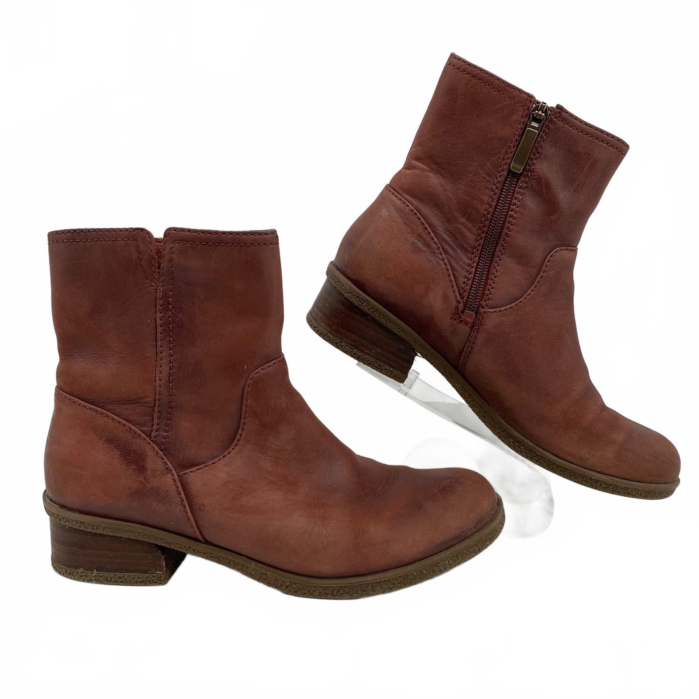 Dansko Rust Brown Ankle Boots | Womens 38EU
